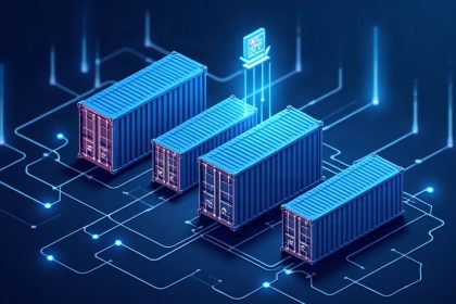 Ilustración de tecnología de contenedores
