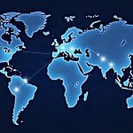 Ilustración del sistema DNS con servidores jerárquicos y resolución de nombres