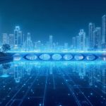 Réplica virtual de una ciudad y un puente