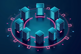Cluster distribuido con nodos en un anillo de hash consistente
