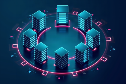 Cluster distribuido con nodos en un anillo de hash consistente