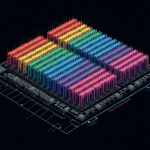 Arquitectura GPU: un control central y miles de unidades de cálculo paralelo