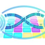 Ilustración de Bluetooth y salto de frecuencia