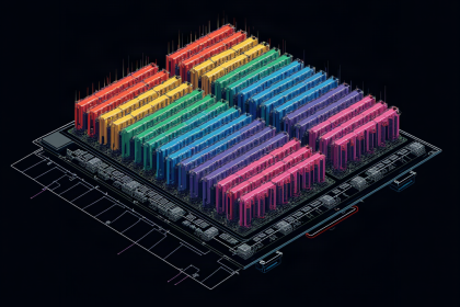 Arquitectura GPU: un control central y miles de unidades de cálculo paralelo