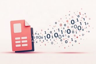 Ilustracion de compresion de datos