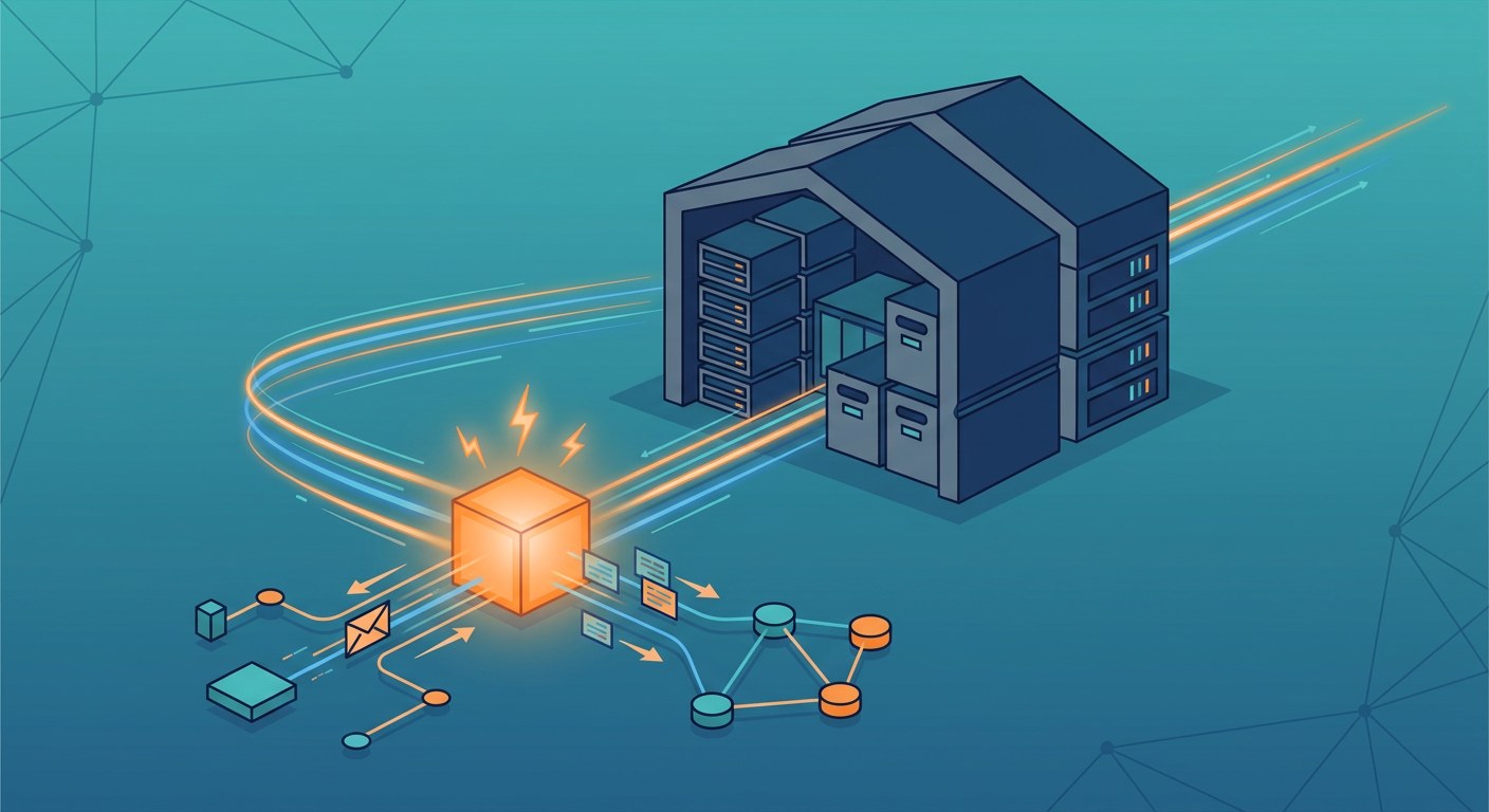 Ilustración del concepto de caché en informática
