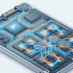 Arquitectura interna de un SSD: chips NAND, controlador y caché DRAM