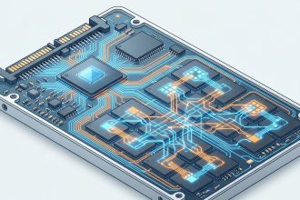 Arquitectura interna de un SSD: chips NAND, controlador y caché DRAM