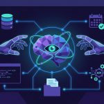 Ilustración de un modelo de IA conectado a herramientas externas